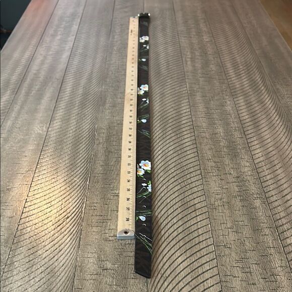 Michael Kors Daisy 🌼 MK Logo Belt Vegan 🌱 Chic Design! Large! - Picture 14 of 17